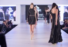Rochii de seară perfecte pentru petrecerile de Revelion, în colecţiile designerilor de la Bucharest Fashion Week 2014