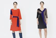 Rochii office de purtat iarna 2014-2015, în noua colecţie Lena Criveanu