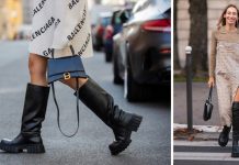 Cizmele militare: cum sa le combini cu blugi, fuste si rochii