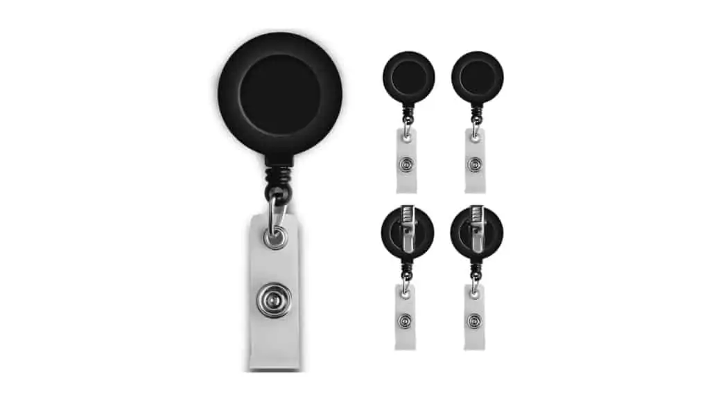 Clip pentru snururi retractabile