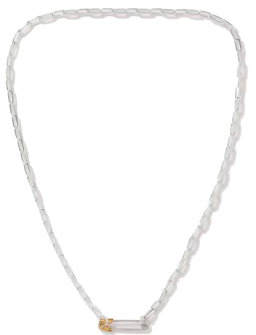 Colier cu ace de siguranta de casa