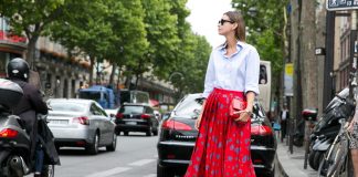 15 moduri de a purta o fusta plisata cu un blazer